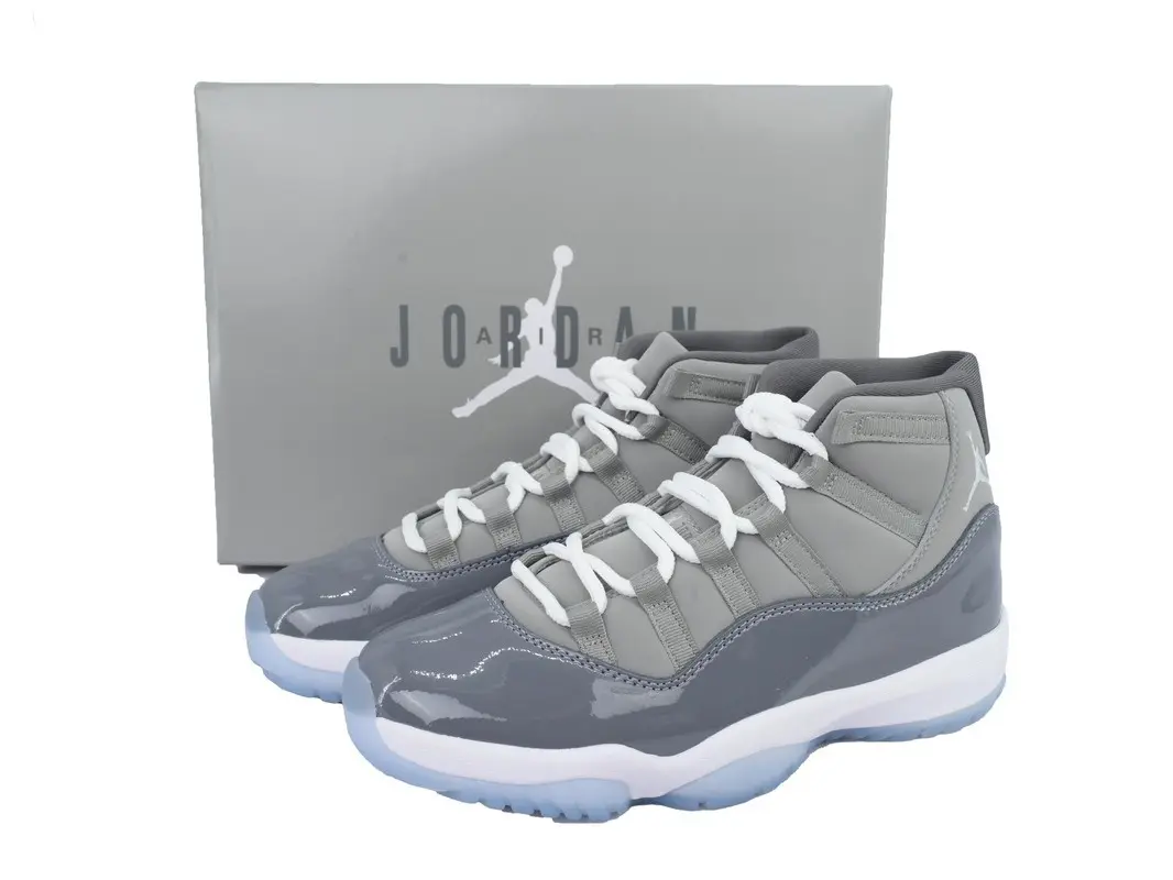 Cool Grey Spliced Patent Leather High‑Top Basketball Shoes, Ice‑Blue Transparent Outsole Minimalist Unisex Trendy Casual Sneakers