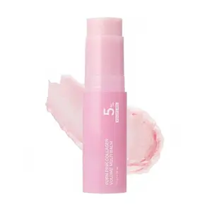 Virrae PDRN Pink Collagen Volume Multi Balm Stick, All-in-One Face Moisturizer with Peptides & Volufiline, Hydrating Stick for Lips Eyes Neck, Firming Plumping Skin Care