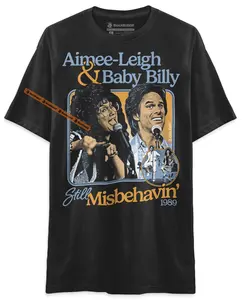 BLACK RABBIT Righteous Gemstones Still Misbehavin Tour 1989 Retro Vintage Unisex Classic T-Shirt Baby Billy Shirt