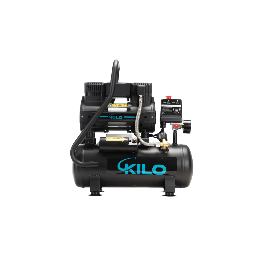 2 Gallon Oil Free Air Compressor, 1.0HP,  Max.100 PSI Pressure, 65dB Ultra Quiet Compressor for Auto Repair, Tire Inflation, Spray Painting, Woodwork Nailing
