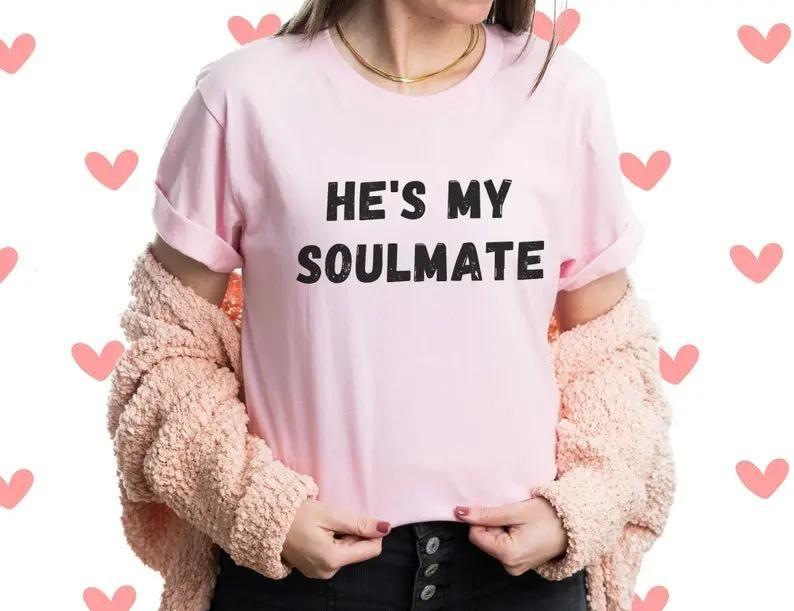 Matching Couples Shirts, Funny His and Hers T-shirts, Soulmate Shirt, Couples Gift, Mismatched Tee, Funny Shirt Saying, His and hers shirt, Matching couples tee, Funny couples shirt