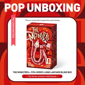 Unboxing-THE MONSTERS × FIFA SERIES-Long Lanyard Blind Box-3.0