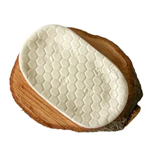 Beehive Soap Dish Ceramic Oval Prop