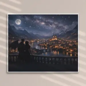 Velaris City of Starlight Poster, ACOTAR Night Court Art