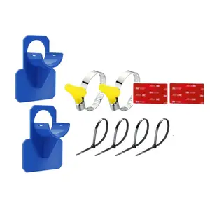 Swimming Pool Hose Bracket - Essential Swimming Pool Accessory, Pipe - For Above Ground Pools - For Pool Owners - Helps Organize & Secure Pool Hoses - Great Gift for Pool Enthusiasts-2PCS