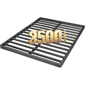 2 Inch  Metal Box Spring Low Profile, Bunkie Board Bed Slat Replacement with Round Corners, 3500 lbs Capacity Heavy Duty Steel Slats, Easy Assembly, Noise Free