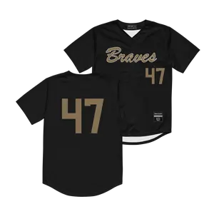 UNC Pembroke Baseball Black Jersey   - Conner Elliott