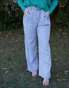 Cute & Cozy Chambray Pants