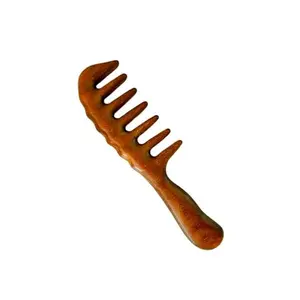 Locsanity Hair Comb for Dreadlocks Microlocks Sisterlocks Locs Large Tooth Detangling Hairbrush with Wide Spaced Teeth for Efficient Maintenance and Styling