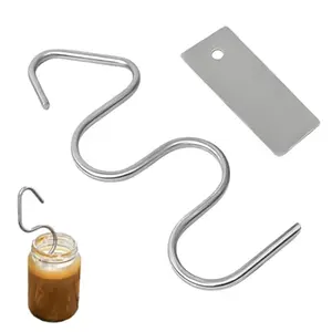 Food-Grade Stainless Steel Peanut Butter Stirrer, Labor-Saving Mixing Tool, Easy to Use & Clean, Ideal for Peanut Butter, Almond Butter & Jam