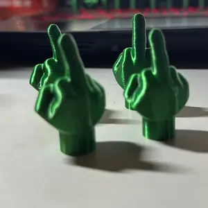 Custom 3D Printed Valve Stem Caps for Wheel Enthusiasts - Pack of 5
