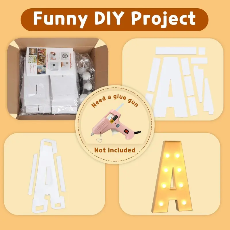 J.C Mosaic Letters, Large Light Up Letters for Shower, Graduation Party Decor - D (Assemble Required) Birthday Gift Accessories Birthday Gifts Basket Set Wedding Ornaments J.C Mosaic Letters, Large Light Up Letters for Shower, Graduation Party Decor - D (Assemble Required) Birthday Gift Accessories Birthday Gifts Basket Set Wedding Ornaments