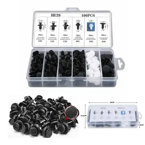 Retainer Clips Body Bumper Rivet Retainer Trim Molding Push Pin Clip assortments