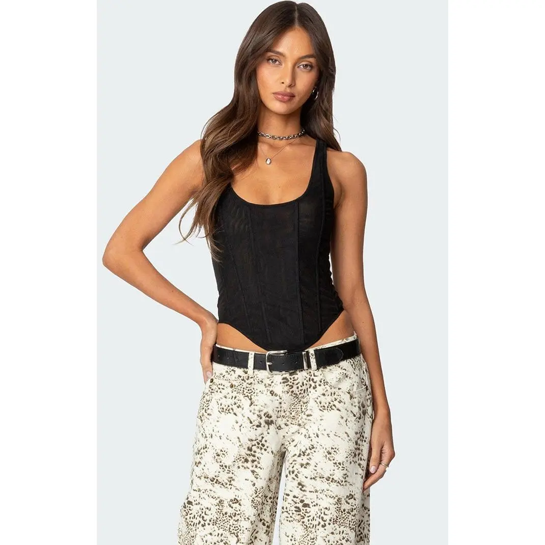 Edikted Women's Taty Mesh Corset