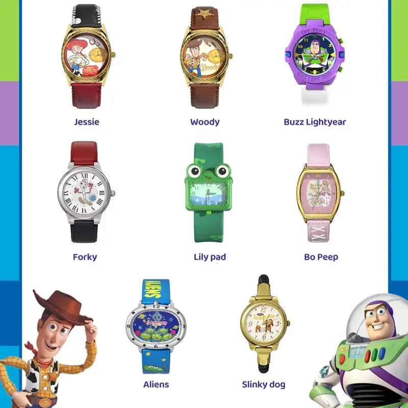 Disney Toy Story 5 Series Blind Box Watch,Collectible Mystery Wristwatch Featuring Woody,Buzz Lightyear,Jessie,Aliens & More,Cute Fashion Timepiece,Perfect Surprise Gift for Kids & Fans