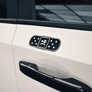 1PC Fits door handles of commute cars, during morning rush traffic, this game sticker eases dullness, letting cars show owner's gamer attribute, a fun-showing decal for daily trips, Car decorative sticker