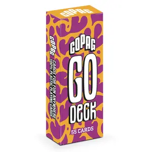 Copag Go Deck 100% Plastic Travel Playing Cards – Regular Index (Hearts Design)