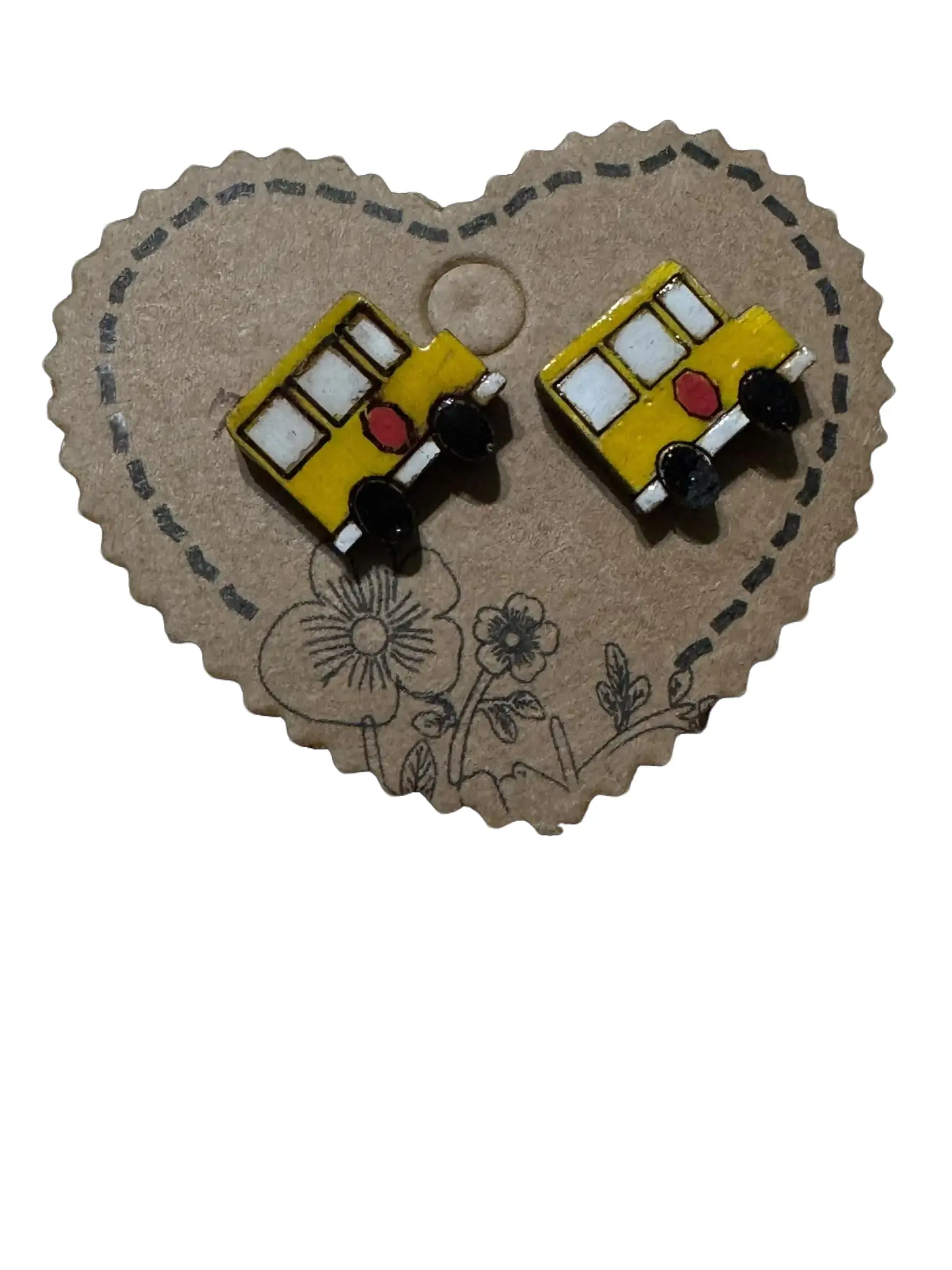 Occupation, Career, Job - Teacher, Police, Fire, Dental Themed Stud Earrings