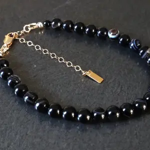 Black Agate Bracelet