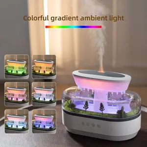250ML Micro Landscape Aroma Diffuser, Essential Oil Diffuser with 7 Colors LED Light, Mist Humidifier, Aromatherapy Diffusers for Home Bedroom Office, Aroma Diffuser Humidifiers