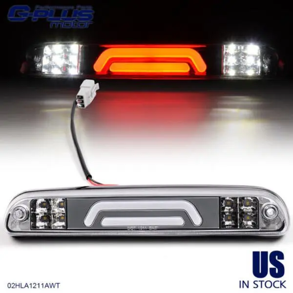 Fit For 99-16 Ford F250 F350 Super Duty Cargo LED Third 3rd Brake Light Clear Third Brake Light G-PLUS Fit For 99-16 Ford F250 F350 Super Duty Cargo LED Third 3rd Brake Light Clear Third Brake Light G-PLUS