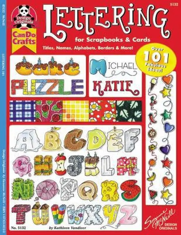 USED Book - Lettering 101 for Scrapbooks & Cards: Titles, Names, Alphabets, Borders & More by McNeill, Suzanne (Paperback) - english