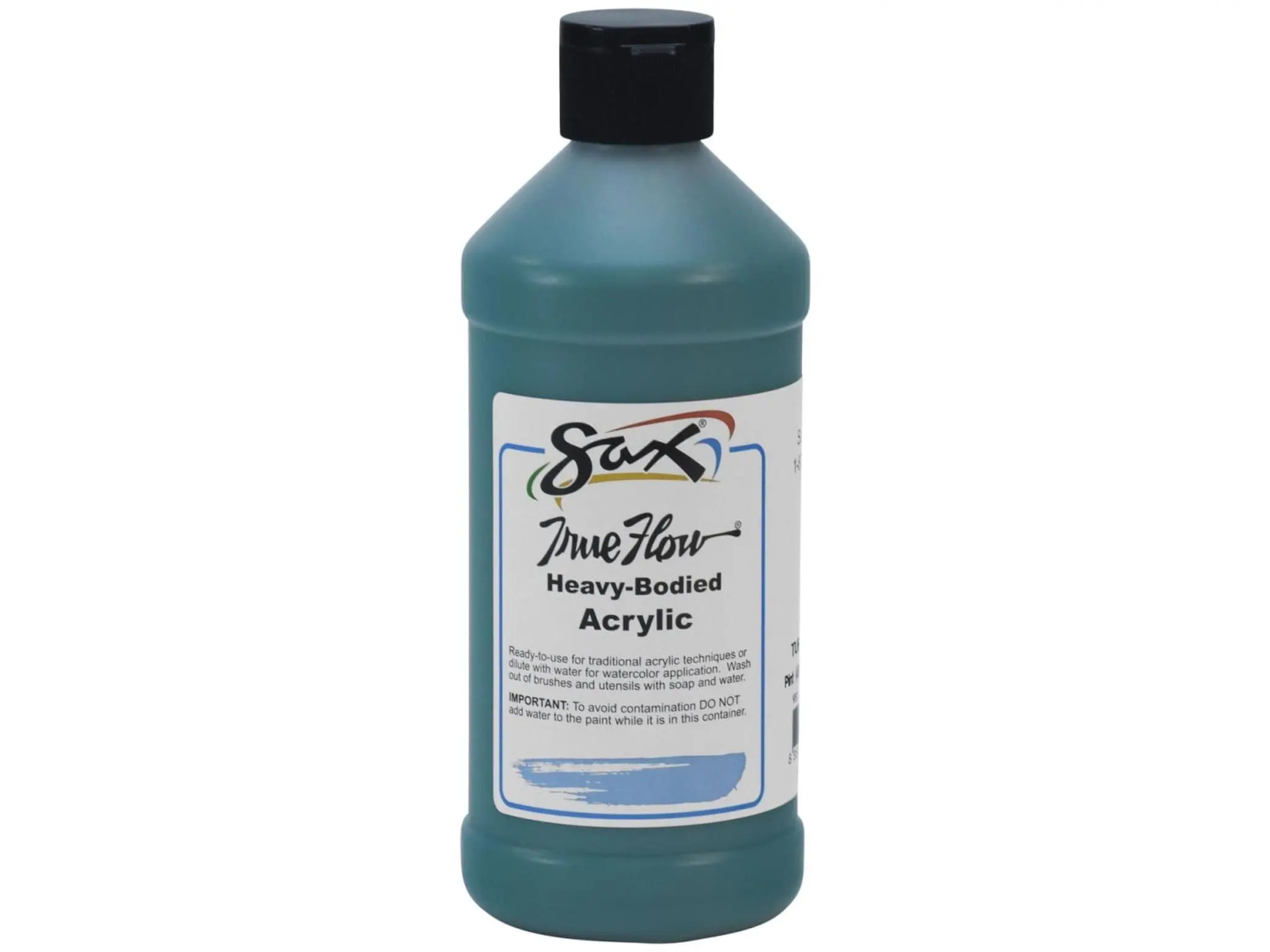 Sax 1 Pint True Flow Heavy Body Acrylic Paint, Turquoise