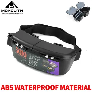 Multi-functional Fishing Hook/Bait/Lures Box Waist Bag,ABS Waterproof Material,Convenient,Practical, And Easy To Clean,With Belt And Compartment,Fishing Box for Outdoor,Storage Fishing,Fishing Essentials,A Gift That Fishing Enthusiasts Will Rave About