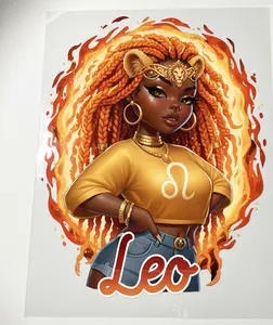 Zodiac Signs  DTF Transfers Women - Vibrant Full-Color Prints - Easy Application - 10 Inch Transfers - Wash-Tested & Long-Lasting - Soft Feel & Stretchable - Perfect for Tees & Hoodies