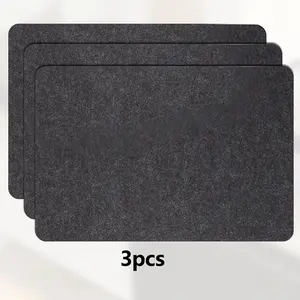 Air Fryer Kitchen Appliance Protective Mat, Heat-Resistant Insulating Pad, 17.72inch X 11.81inch Fireproof Heat Insulation Mat, Bar Countertop Heat Insulation Mat, Felt Heat Insulation Board, Synthetic Felt Blanket, Coffee Maker Heat Insulation Mat