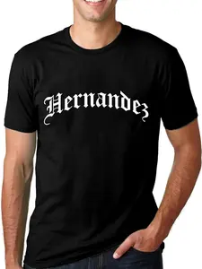 100% Cotton  Unisex Hernandez Surname Chicano Mexican American Hispanic Spanish T-Shirt Golf Gift T-Shirt For Men And Women