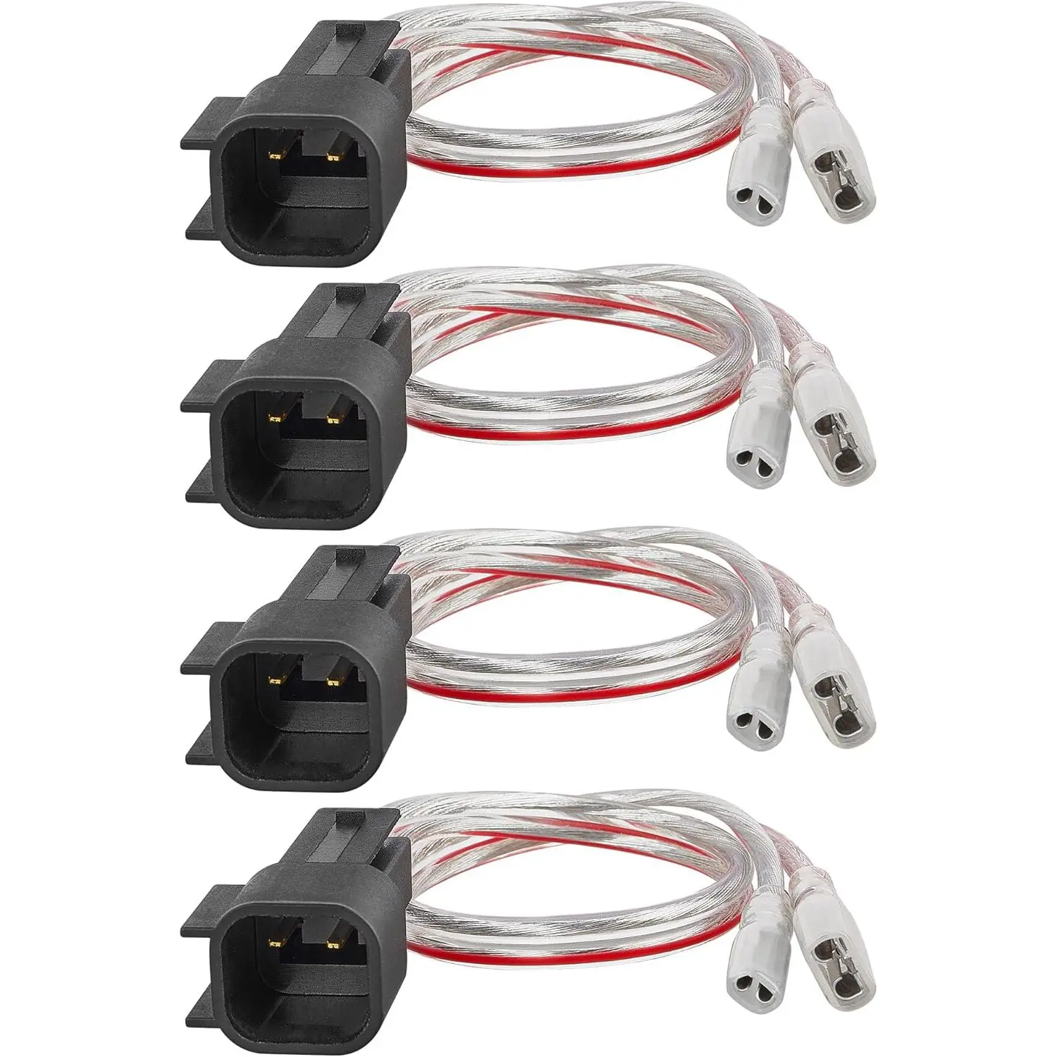 Car Speaker Wiring Harness Connector Compatible with 2015-2022 GMC Sierra Chevrolet Silverado Buick Enclave Cadillac Escalade Mount Aftermarket Front Rear Door Speaker Wire Cable Plug 2 Pair