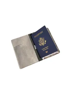 TACTUS by Javi, Snake print, genuine leather, Passport wallet