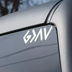 God Is Greater Than the Highs and Lows Decal - Inspiring Faith Message for Laptops Cars and Any Surface
