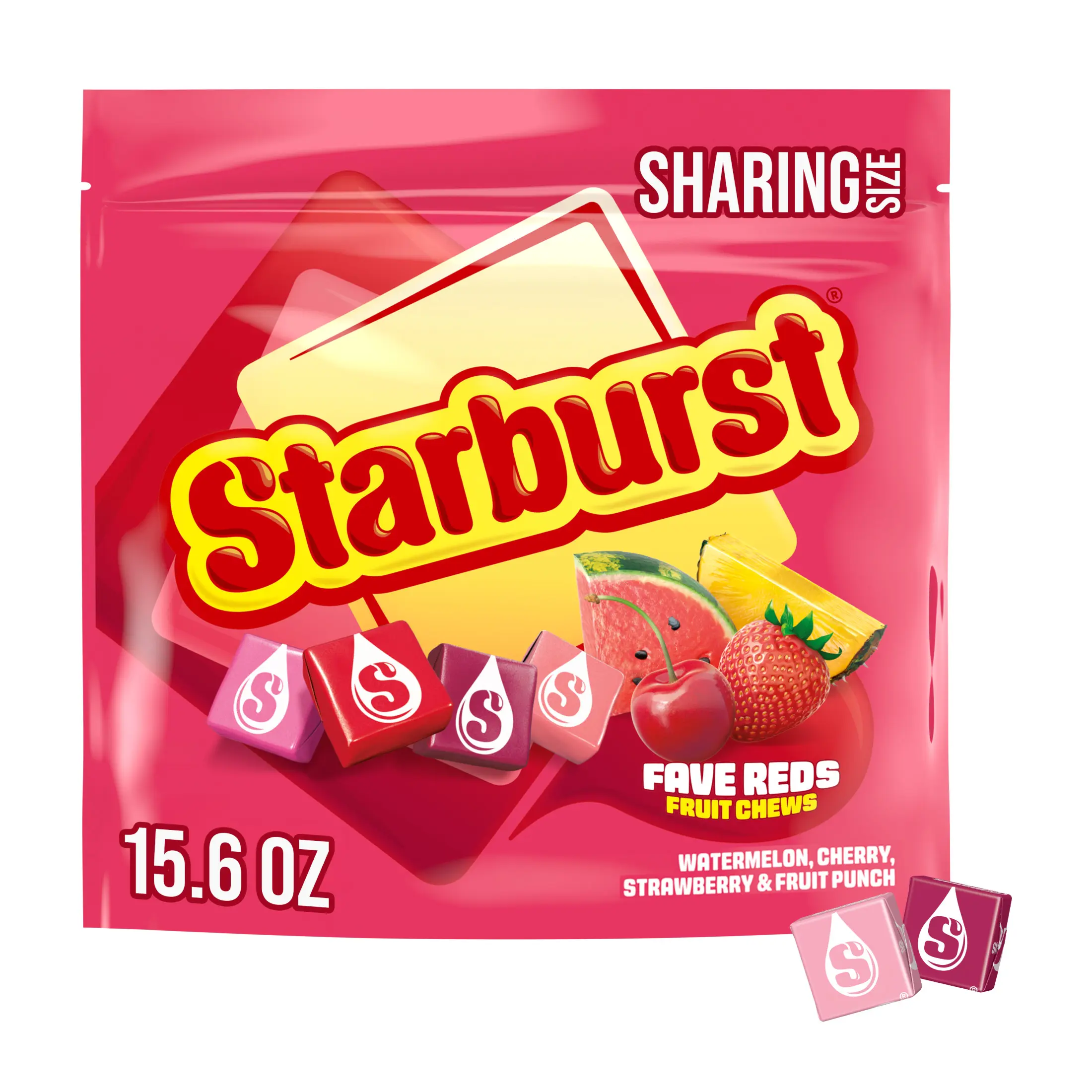 Starburst Favereds Fruit Chews Chewy Candy, Sharing Size - 15.6 oz Bag