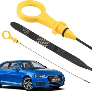 Engine Oil Level Dipstick Indicator Fit for 2008-2013 Audi A3 2009-2017 A4 A5 Quattro 2011-2015 Q5 2012-16 Q3| Passat B6 Jetta Replace Automotive Dipstick 06H115611E
