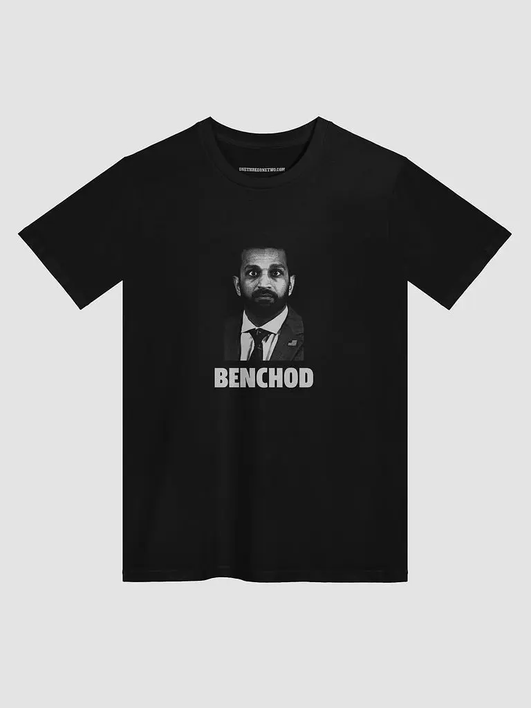 Kash Patel Benchod Tee Shirt