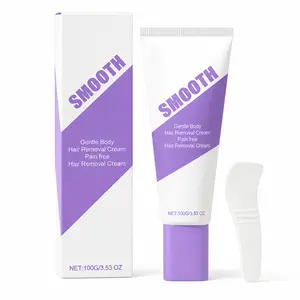 Summer Smooth Bikini Hair Removal Cream for Sensitive Skin | Painless & Fast Depilatory Cream | Aloe Vera & Hyaluronic Acid | Silky Smooth Skin for Beach & Vacation | Women & Men