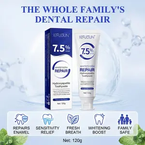 120g Mint Hydroxyapatite Toothpaste Mild Non-Irritating Formula, Supports Oral Health for Sensitive Teeth