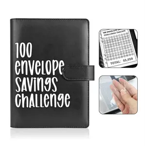 100 Envelope Money Saving Challenge Binder - Budget Book with Cash Envelopes, Easy Way to Save $5,050, Office Stationery for Home & Office Use