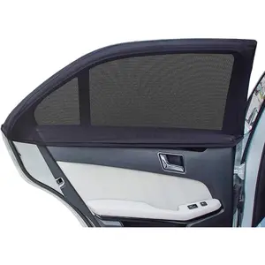 Window Shades, 2 Pack Breathable Mesh Side Back Window Sun Shades, Stretchy Window Screen For Baby,Family,Pet UV Protection, Window Covers Fit for Most(95%) of Cars-(Medium 39"x19")