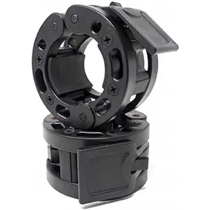 Olympic Barbell Clamps Collars Quick Release Pair of Locking Weight Clips Fit 2 Inch Barbell for Weightlifting