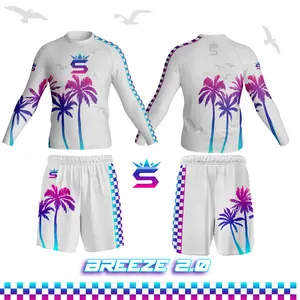 BREEZE 2.0 long sleeve compression shirt and fight shorts combo