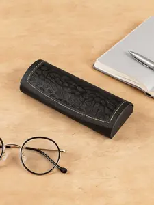 Vintage Fashion Embossed Magnetic Eyeglass Case, Durable and Wear-Resistant, Multiple Colors Available, Ideal for Outdoor Travel
