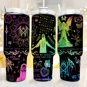 Sleep Token Inspired Tumbler, Take Me Back To Eden Ritual Cup, Gothic Alt Aesthetic Water Bottle, Metal Music Fan Gift, Insulated Travel Mug, 20oz 40oz Stainless Steel Tumbler, Worship Design