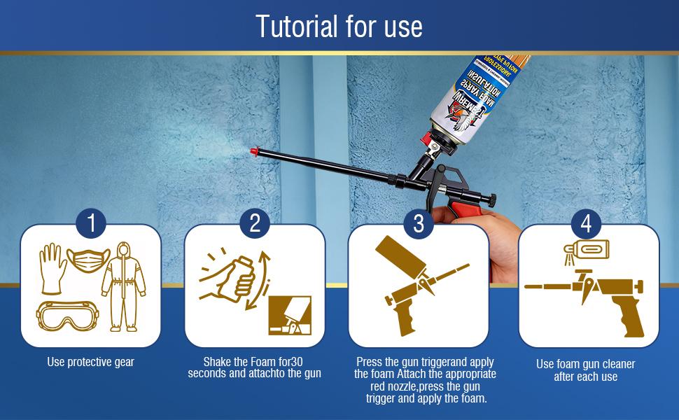Spray Foam Insulation Kit 40 Sq.Ft,High Density Closed Cell Polyurethane Wide Spray Foam Kit for Reduced Energy Bills,Easy DIY Use for Walls, Ceilings, Attics and Garage Doors Spray Foam Insulation Kit 40 Sq.Ft,High Density Closed Cell Polyurethane Wide Spray Foam Kit for Reduced Energy Bills,Easy DIY Use for Walls, Ceilings, Attics and Garage Doors