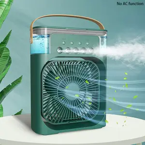 USB Powered Air Cooler Mist Fan, Mini Cooler Humidifier with 3 Speed Mode, Personal Cooler Desk Fan for Shop, Office, Kitchen, Home