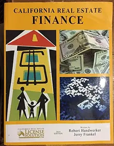 USED Book - CAIFORNIA REAL ESTATE FINANCE by Jerry Frankel Robert Handwerker (Paperback)