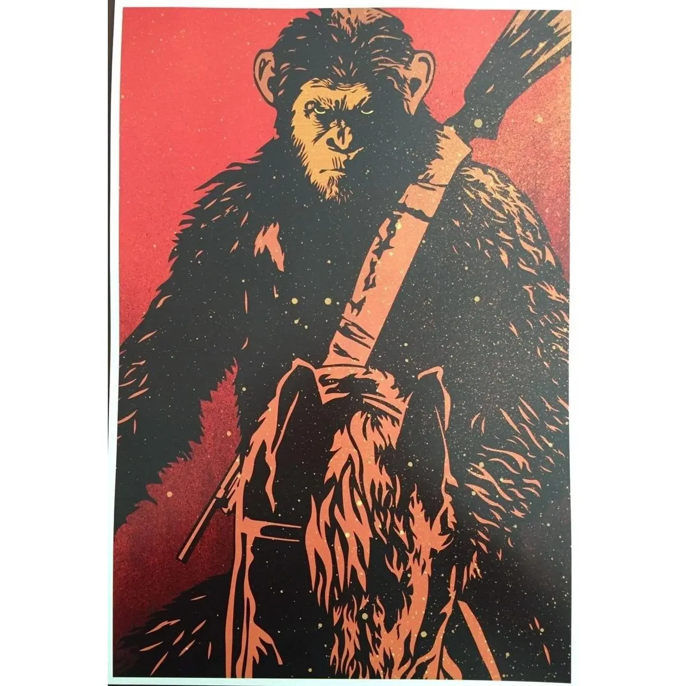 WAR FOR THE PLANET OF THE APES - 13"x19" D/S Original Movie Poster IMAX AMC 2017
