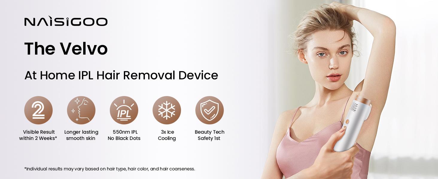 Laser Hair Removal Ice Cooling, Painless IPL Laser Hair Removal Device At-Home Permanent ipl device Portable IPL Smooth Comfort IPL Hair hair remival